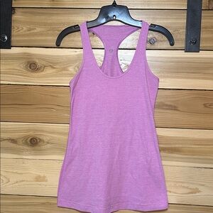 Lululemon pink racerback tank top, size 4